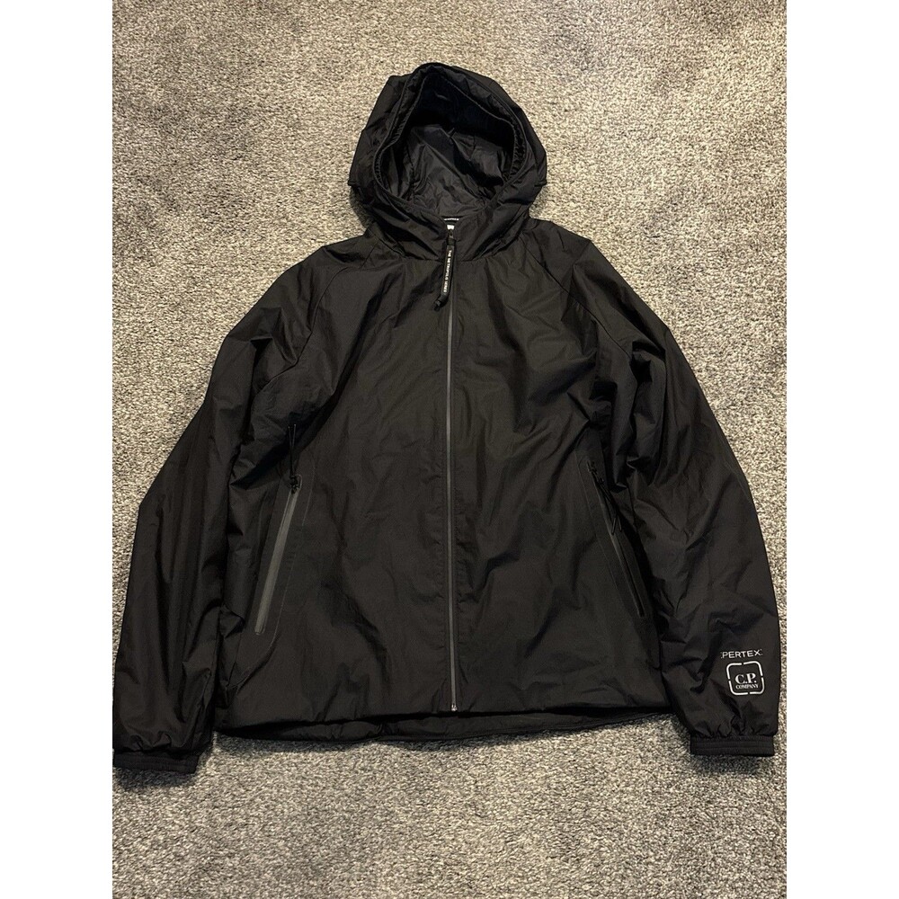 CP Company Men’s Metropolis Series Hooded Pertex Padded Jacket Size Xl Black